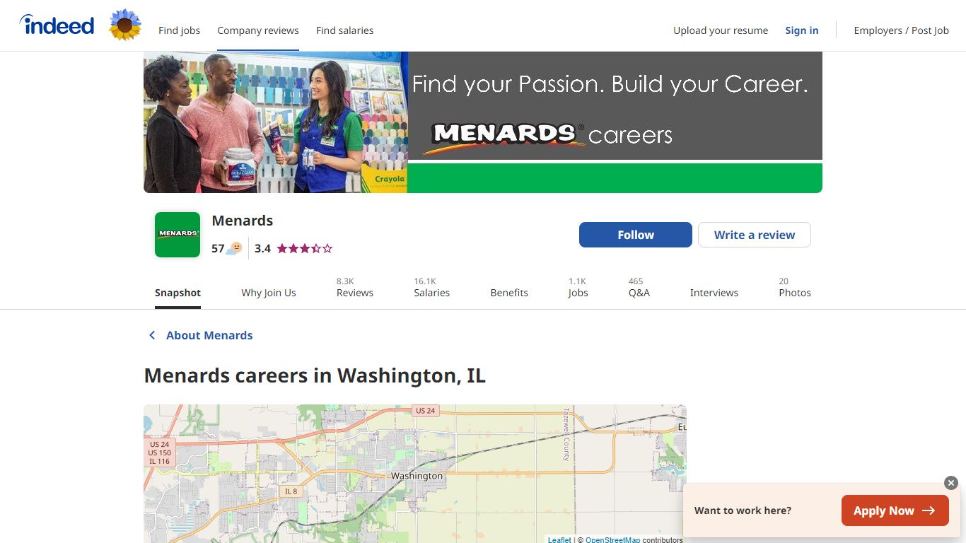 Menards careers in Washington, IL | Indeed.com